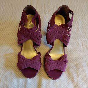 Size 10M Madden Girl Purple Heels